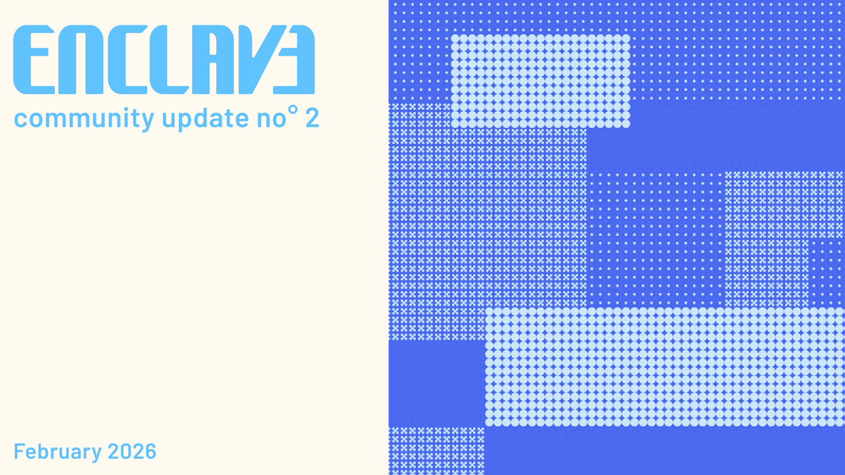 Enclave Community Update no°2